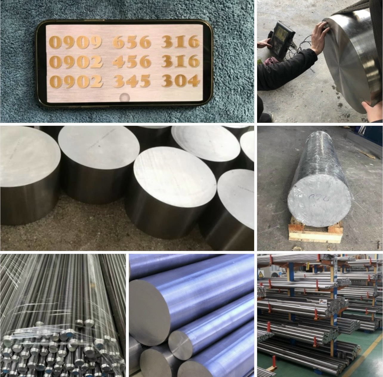 Vật Liệu Láp Inox Thép không gỉ Stainless Steel Round Bar Materials